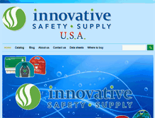 Tablet Screenshot of innovativesafetysupply.com